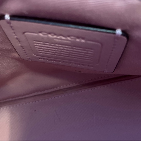 Coach Pink Large Over Shoulder Handbag - Picture 4 of 4